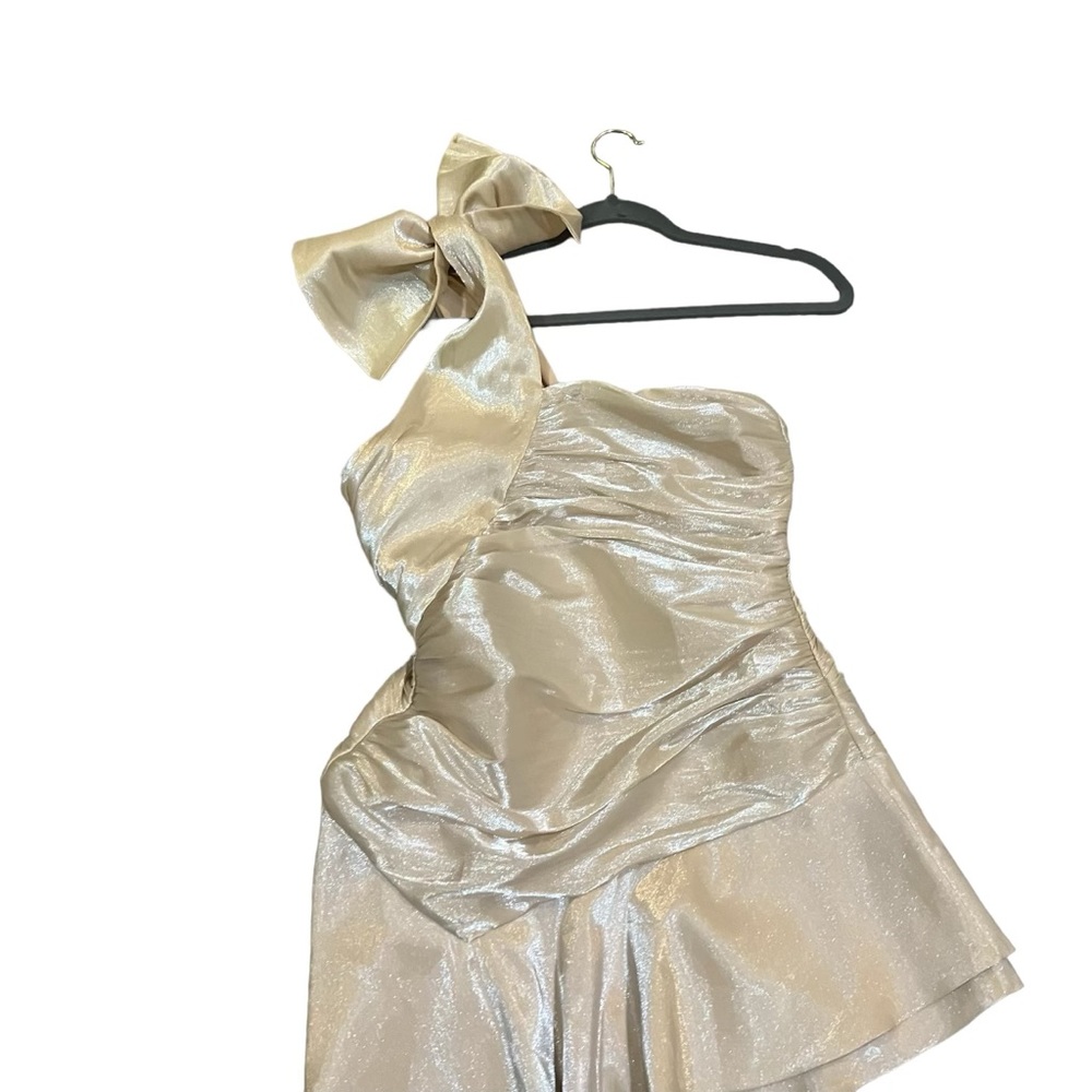 Small NBD mini dress never worn metallic